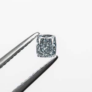 
            
                Load image into Gallery viewer, 0.30ct 3.99x3.44x2.31mm GIA SI1 Fancy Grey-Blue Cushion Brilliant 24142-01
            
        