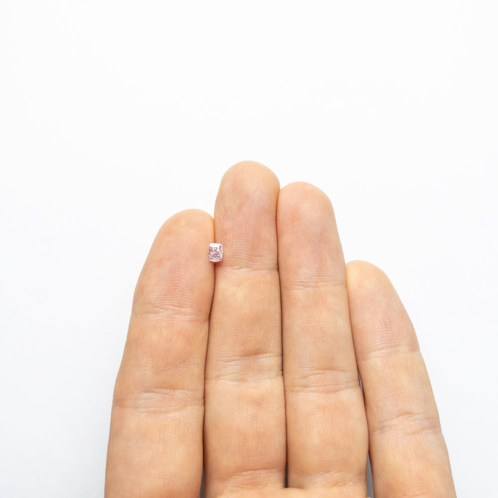 0.30ct 4.43x3.39x2.27mm GIA SI2 Fancy Purple-Pink Cushion Brilliant 🇨🇦 24164-01