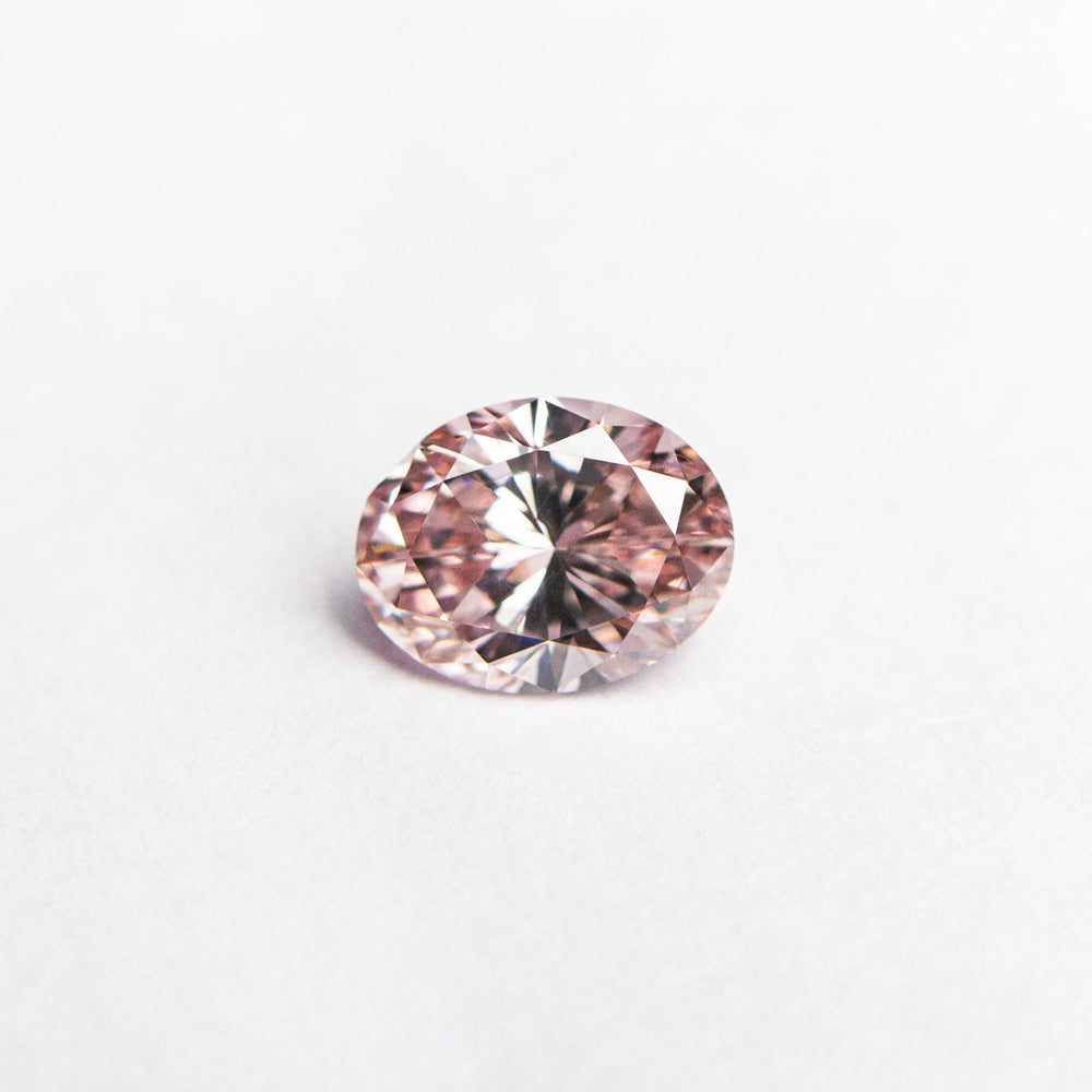 
            
                Load image into Gallery viewer, 0.40ct 5.42x4.21x2.69mm GIA VS2 Fancy Pink Oval Brilliant 24157-01
            
        