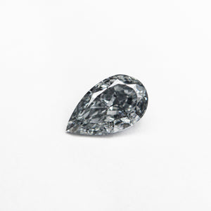 0.45ct 6.80x4.05x2.42mm GIA VVS2 Fancy Blue Pear Brilliant 24126-01