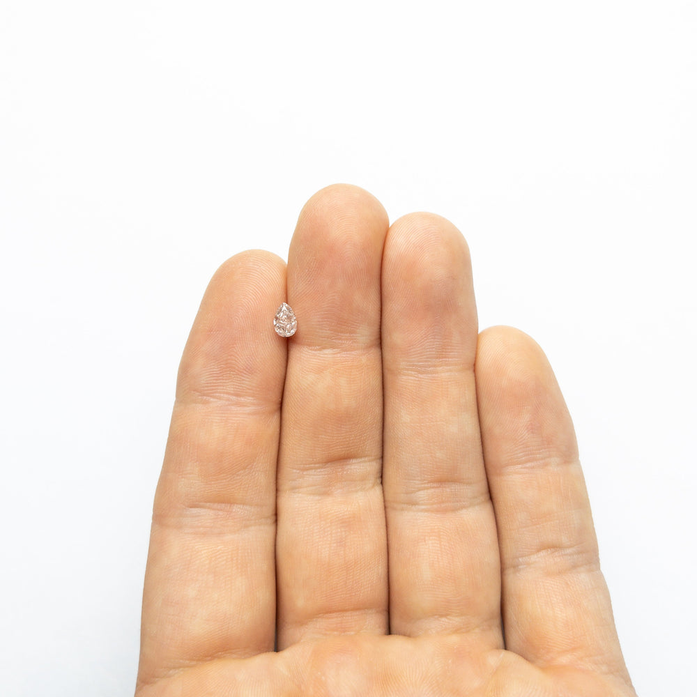0.46ct 5.85x3.80x2.65mm SI2 Fancy Pink Pear Brilliant 🇦🇺 24118-01
