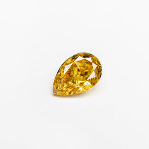 0.50ct 6.13x4.13x2.67mm SI2 Fancy Orange Pear Brilliant 24129-01