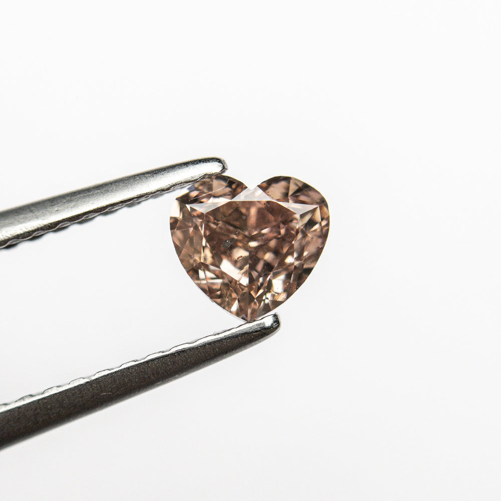 
            
                Load image into Gallery viewer, 0.53ct 4.73x5.14x2.92mm GIA I1 Fancy Brown-Pink Heart Brilliant 🇦🇺 24115-01
            
        