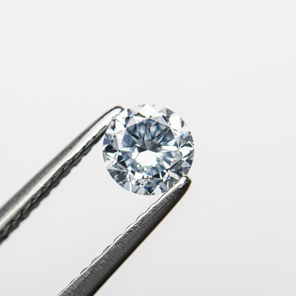 0.53ct 5.07x5.05x3.25 GIA VS2 Fancy Blue Round Brilliant 24145-01