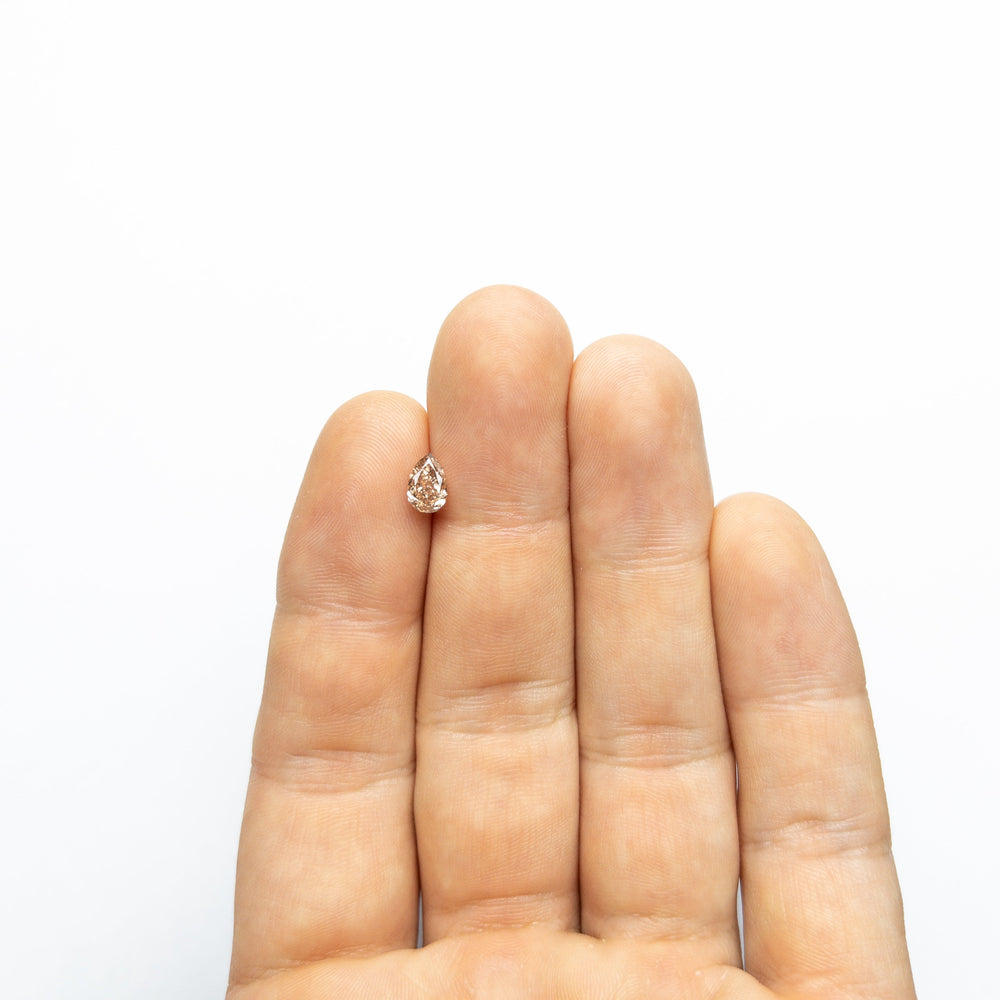 0.68ct 7.06x4.68x2.76mm VS2 Fancy Pink Pear Brilliant 🇦🇺 24112-01