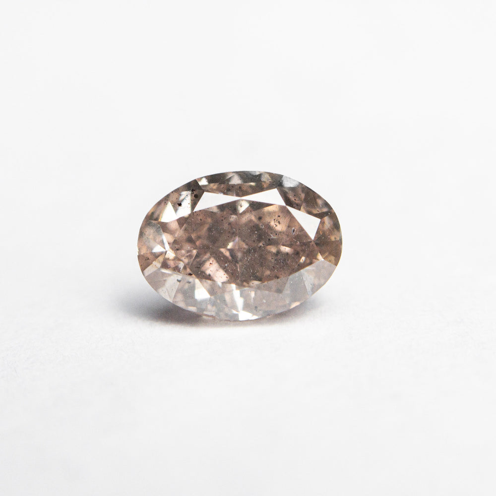 
            
                Load image into Gallery viewer, 0.90ct 6.72x4.87x3.46mm GIA I1 Fancy Pink-Brown Oval Brilliant 🇦🇺 24092-01
            
        