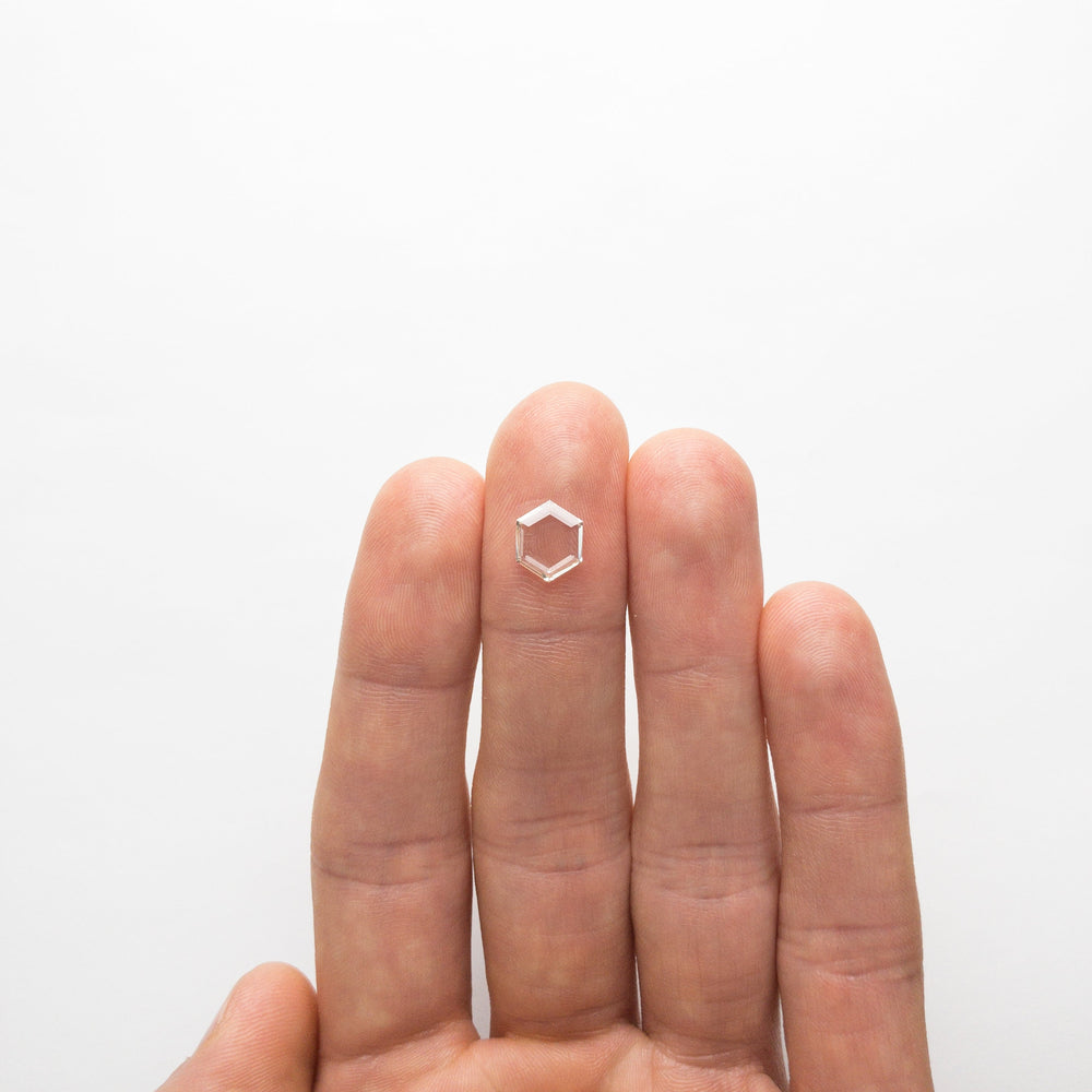 
                  
                    1.02ct 9.42x7.55x1.33mm SI2 L Hexagon Portrait Cut 18878-03 - Misfit Diamonds
                  
                