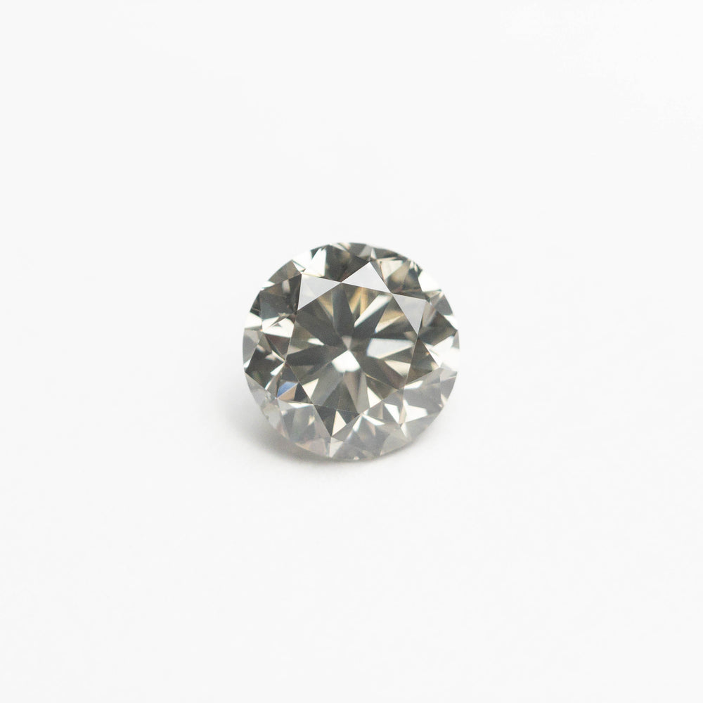 0.60ct 5.14-5.15x3.50mm Fancy Grey Round Brilliant 18968-17