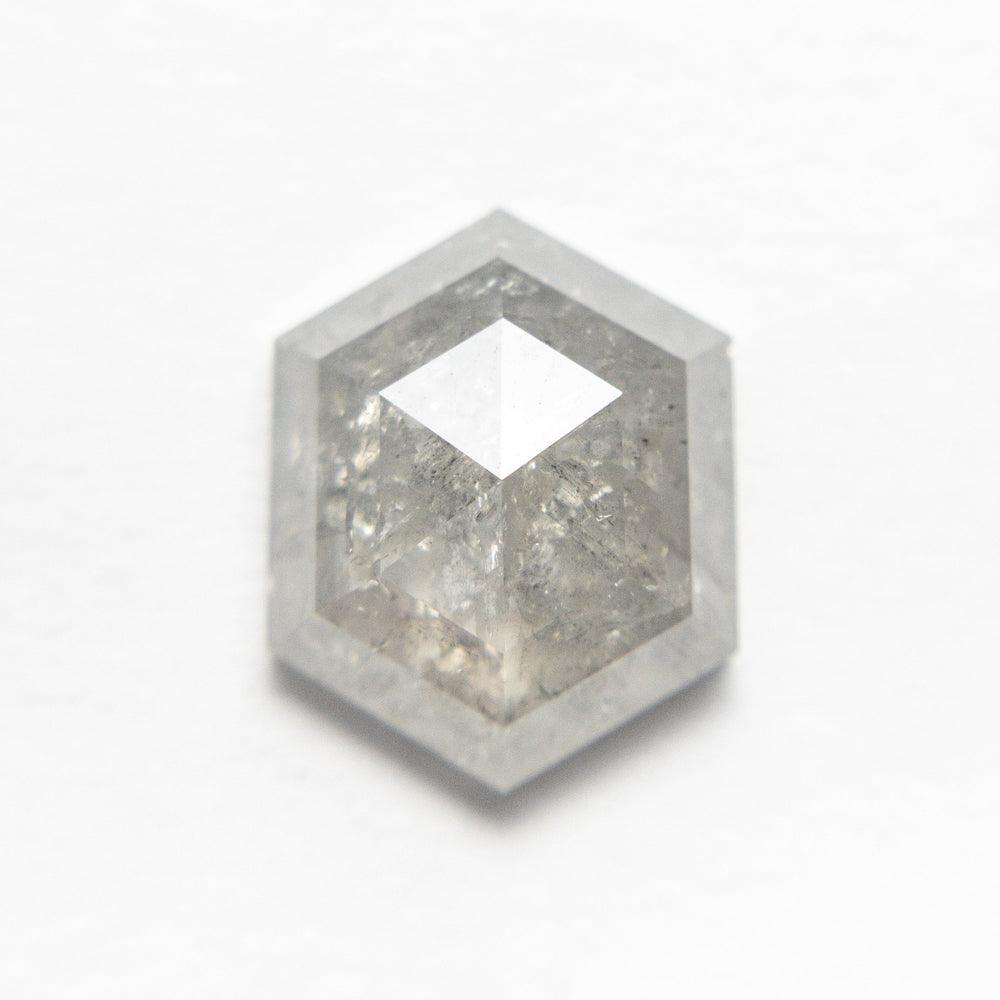 3.36ct 10.92x8.75x4.23mm Hexagon Rosecut 19619-03