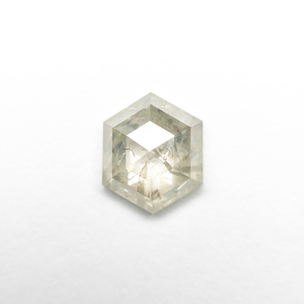 
            
                Load image into Gallery viewer, 1.36ct 7.76x6.39x3.21mm Hexagon Rosecut 20018-04
            
        