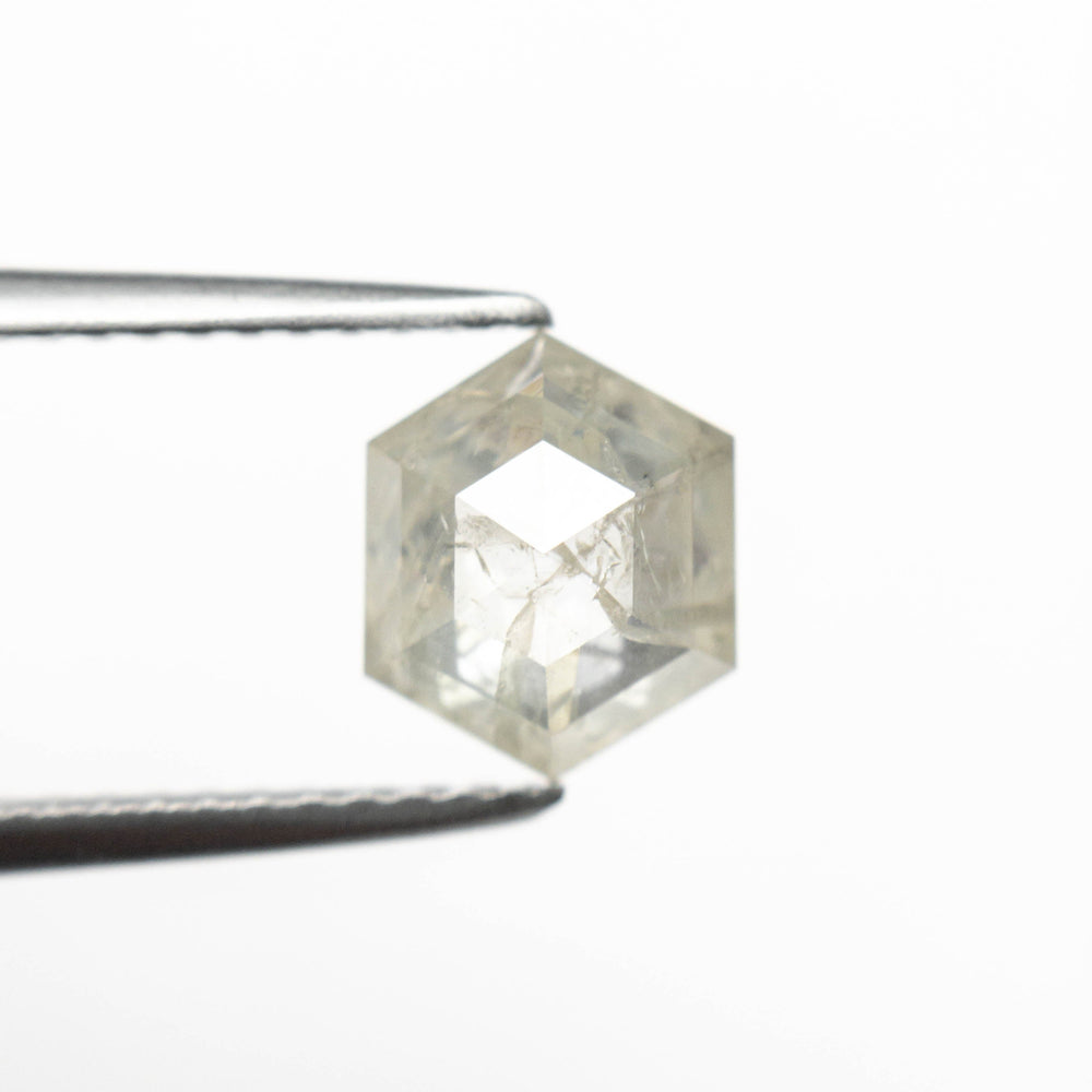 
            
                Load image into Gallery viewer, 1.36ct 7.76x6.39x3.21mm Hexagon Rosecut 20018-04
            
        