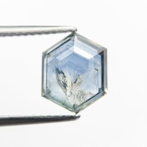 
            
                Load image into Gallery viewer, 2.82ct 9.69x7.63x3.49mm Hexagon Rosecut Sapphire 21603-23
            
        