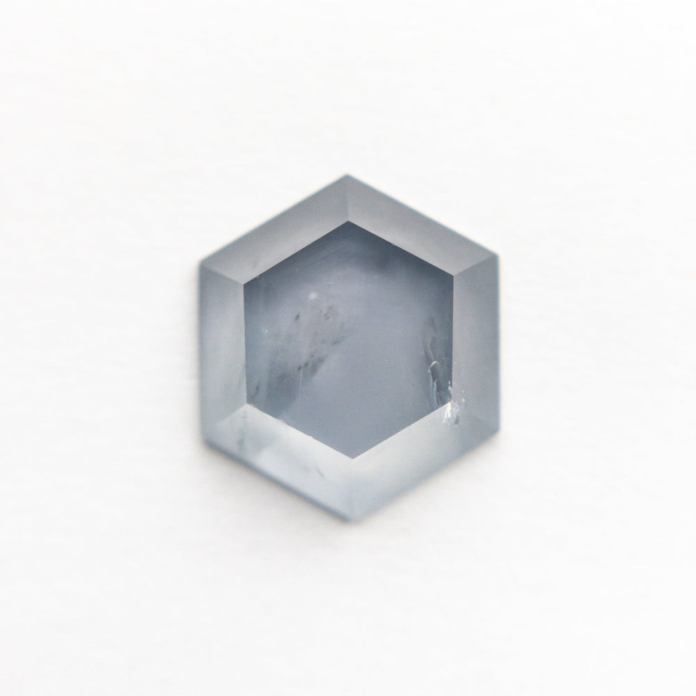 2.47ct 9.22x8.03x3.03mm Hexagon Slab Sapphire 22221-01