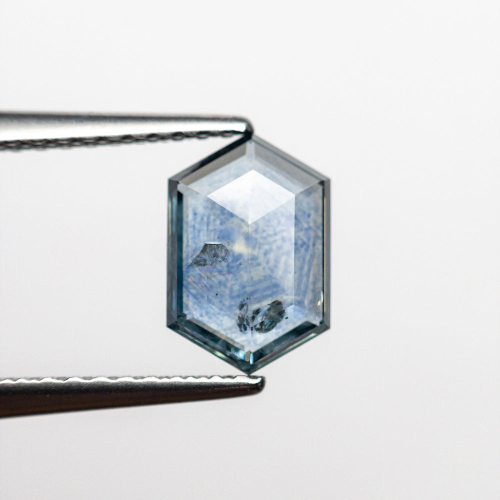 
            
                Load image into Gallery viewer, 1.11ct 8.26x5.53x1.98mm Hexagon Rosecut Sapphire 22434-45
            
        