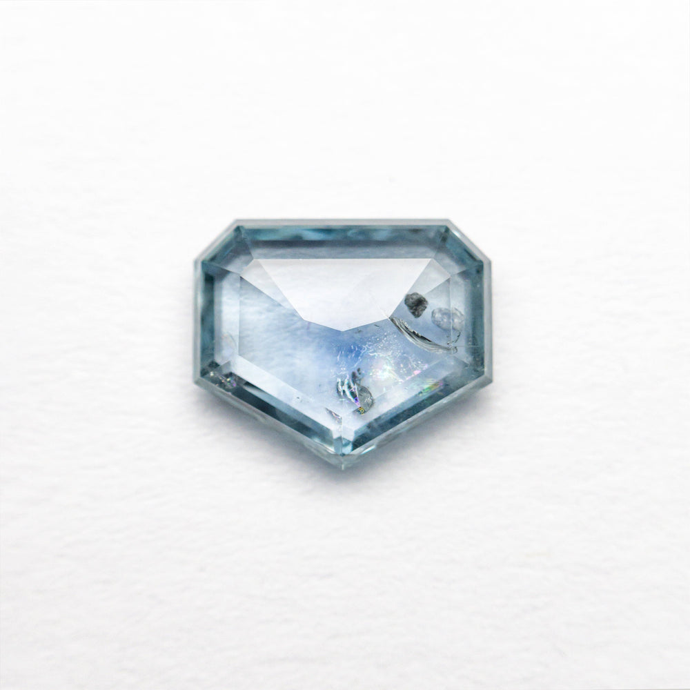 
            
                Load image into Gallery viewer, 1.23ct 7.34x6.15x2.28mm Pentagon Rosecut Sapphire 22434-62
            
        