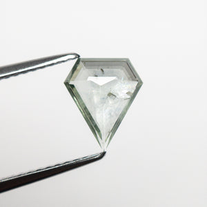 
            
                Load image into Gallery viewer, 1.06ct 8.67x7.33x2.14mm Shield Rosecut Sapphire 22434-92
            
        