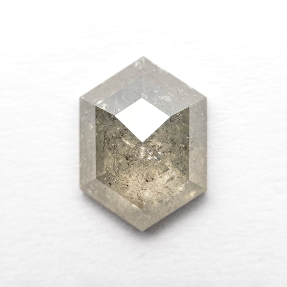 1.99ct 9.66x7.05x3.55mm Hexagon Rosecut 23176-22