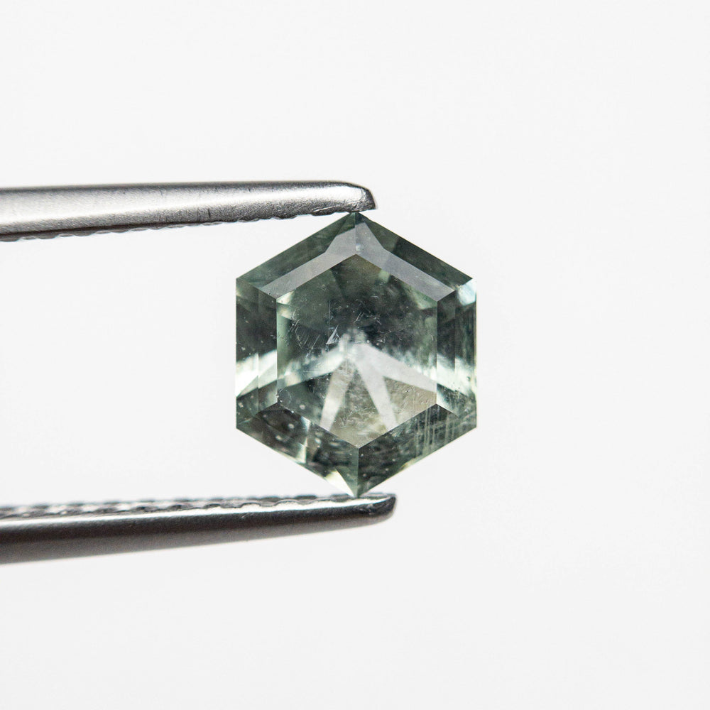 
            
                Load image into Gallery viewer, 1.17ct 6.82x5.73x3.76mm Hexagon Step Cut Sapphire 23455-01
            
        
