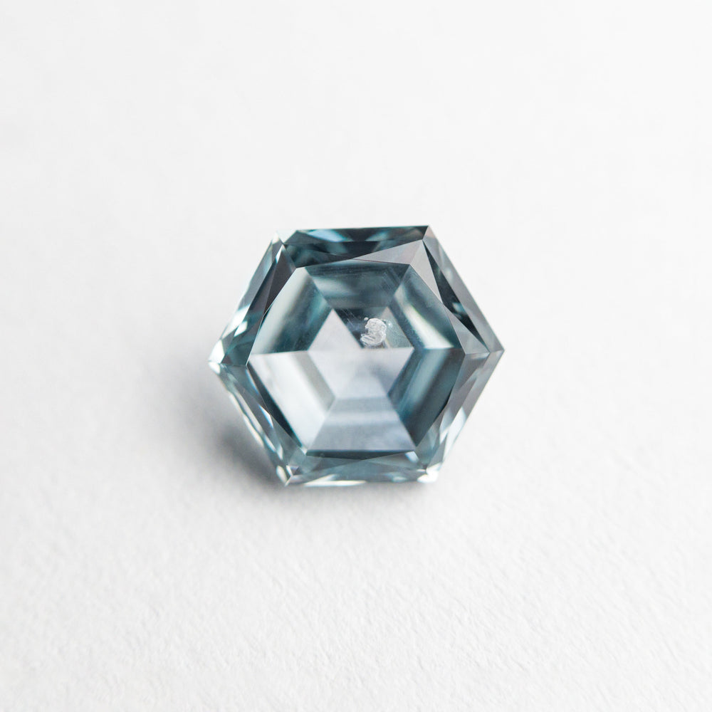 1.35ct 7.09x6.15x3.76mm Hexagon Brilliant Sapphire 23670-04