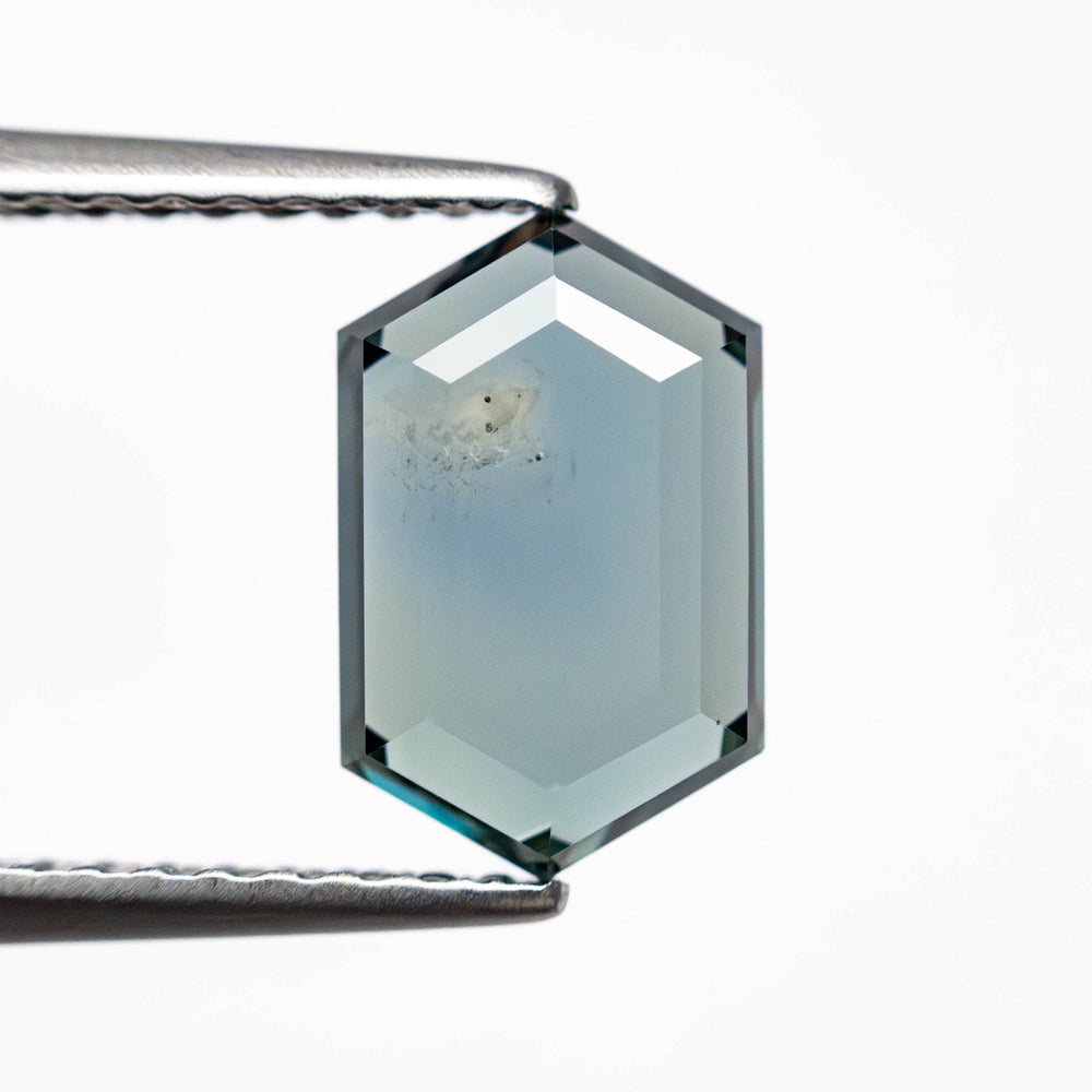 2.35ct 9.49mm Hexagon Portrait Cut Sapphire 23684-02