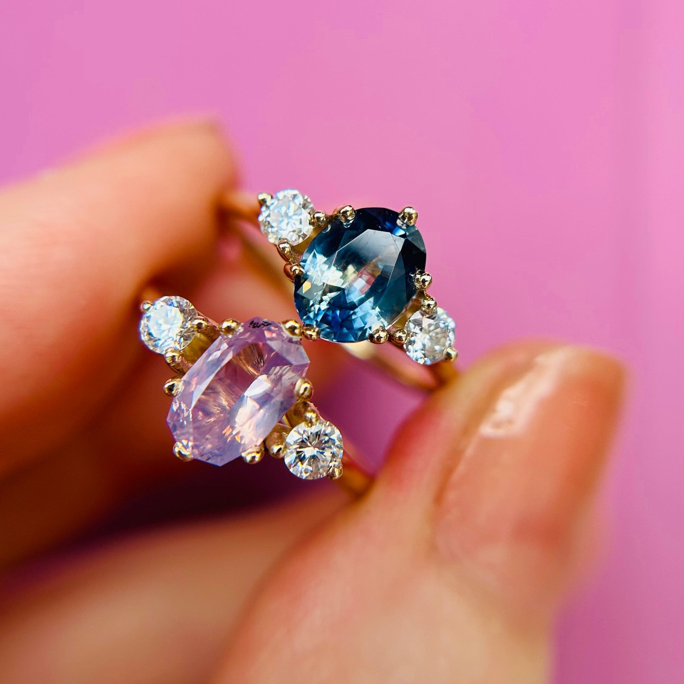 Lilac Sapphire Cosmo Ring – Jilian Maddin Jewellery