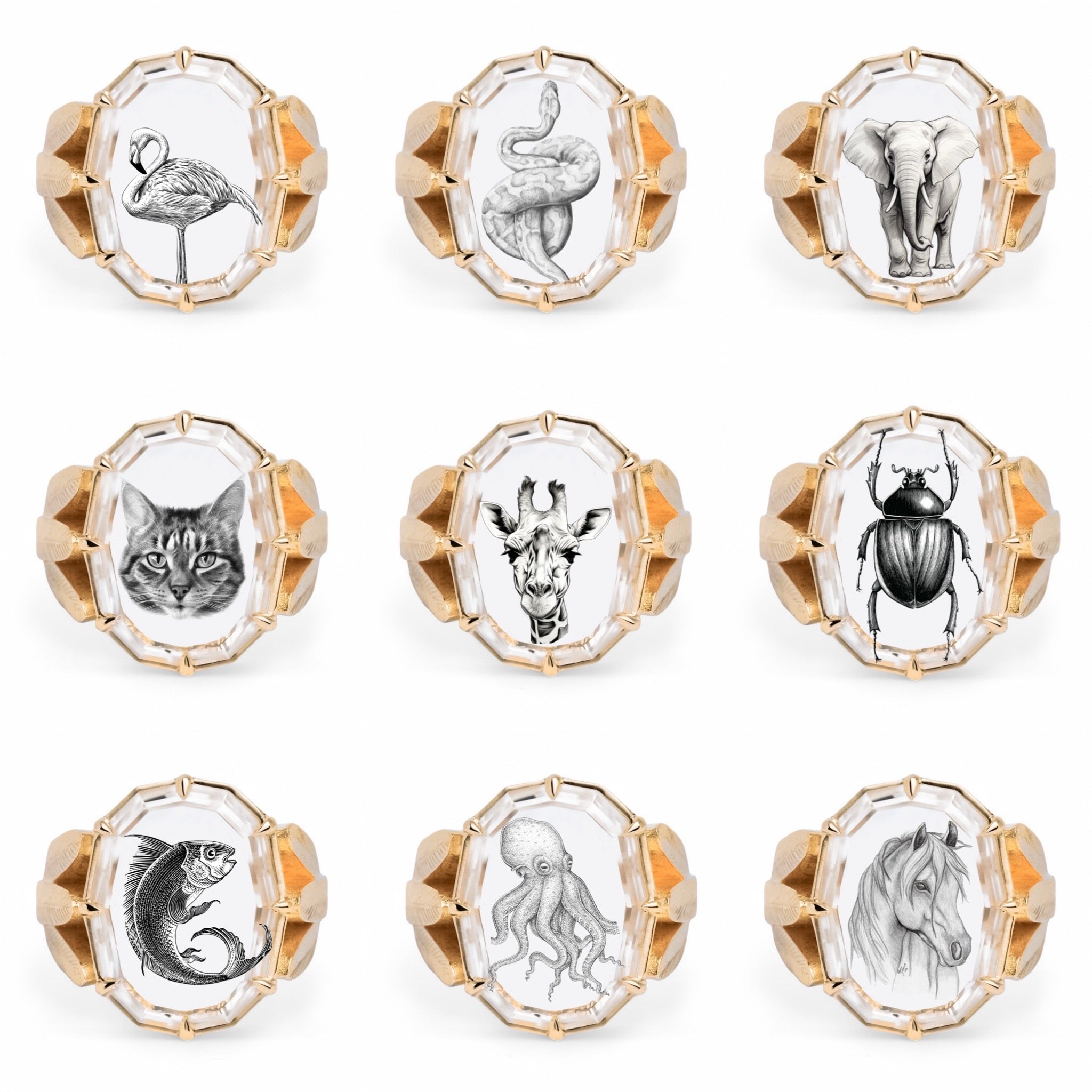 The Good Fortune Ring - Owl – Jilian Maddin Jewellery