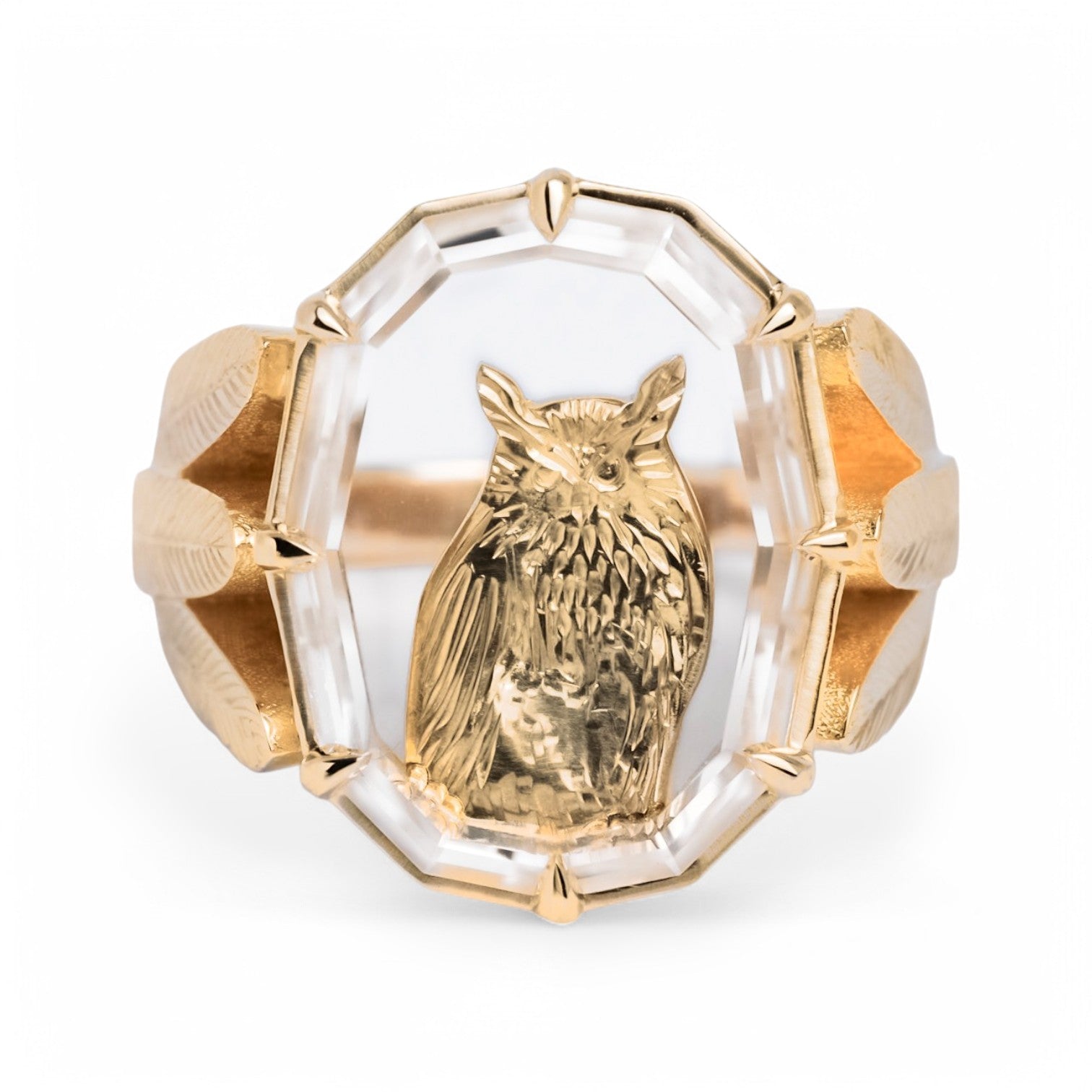 The Good Fortune Ring - Owl – Jilian Maddin Jewellery