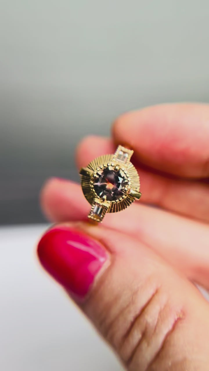 Montana Sapphire Vanguard Ring