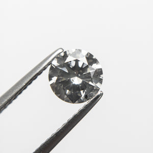 1.06ct 6.53x6.50x3.97mm SI2 Grey Round Brilliant 18462-01 - Misfit Diamonds
