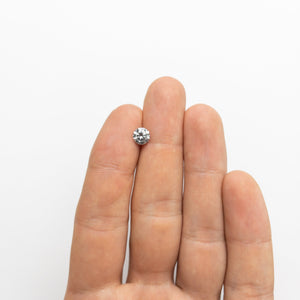 1.06ct 6.53x6.50x3.97mm SI2 Grey Round Brilliant 18462-01 - Misfit Diamonds