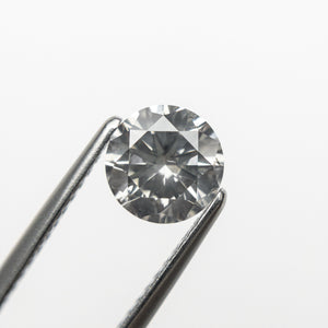 
            
                Load image into Gallery viewer, 1.01ct 6.45x6.43x3.85mm Fancy Grey Round Brilliant 18989-01 - Misfit Diamonds
            
        