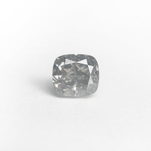 1.00ct 5.74x5.24x3.68mm GIA SI1 Fancy Grey Cushion Brilliant 19412-01