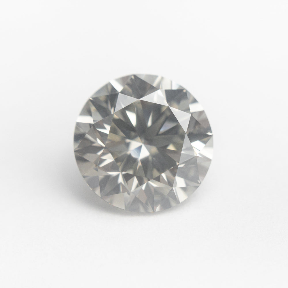 
            
                Load image into Gallery viewer, 3.11ct 9.16x9.13x5.87mm VS2 Fancy Grey Round Brilliant 19416-01
            
        