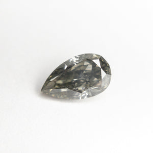
            
                Load image into Gallery viewer, 1.07ct 8.47x5.07x3.48mm Fancy Grey Pear Brilliant 19913-19
            
        