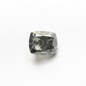 
            
                Load image into Gallery viewer, 1.00ct 5.75x4.87x3.79mm Fancy Grey Cushion Brilliant 19913-21
            
        
