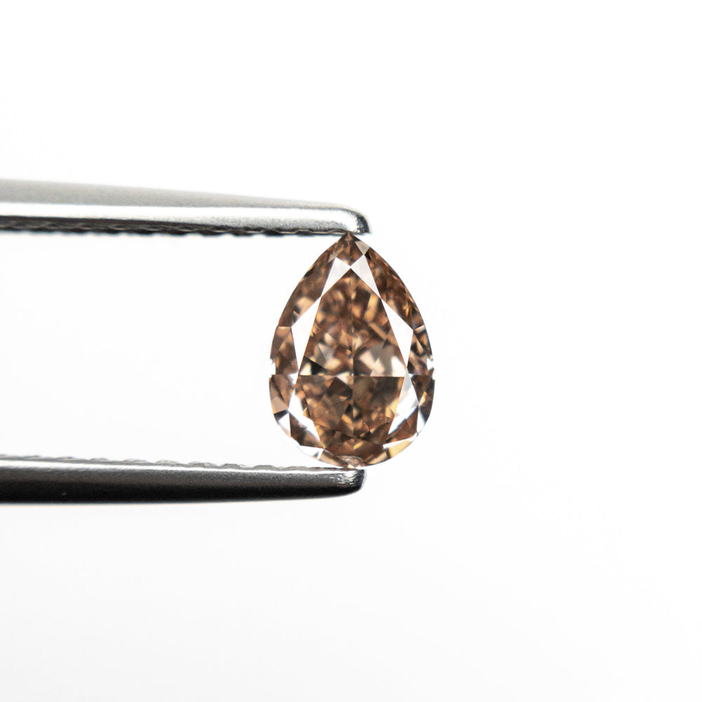
            
                Load image into Gallery viewer, 0.50ct 6.12x4.34x2.58mm VS2 Fancy Deep Brownish Pink Pear Brilliant 19921-01
            
        