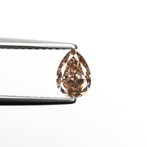 0.50ct 6.12x4.34x2.58mm VS2 Fancy Deep Brownish Pink Pear Brilliant 19921-01