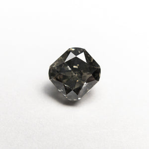 
            
                Load image into Gallery viewer, 0.91ct 5.12x4.88x3.88mm SI2 Fancy Grey Cushion Brilliant 19923-20
            
        