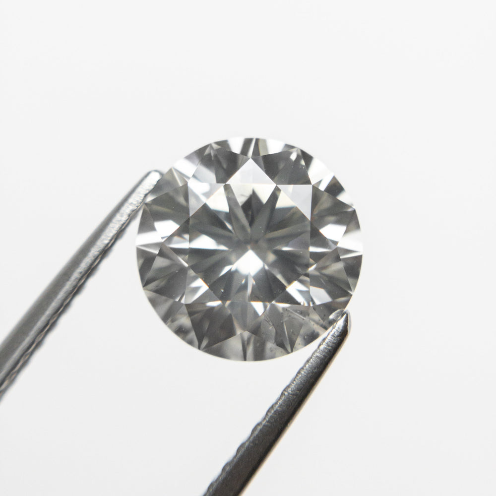 
            
                Load image into Gallery viewer, 2.19ct 8.32x8.25x5.13mm GIA SI2 Fancy Grey Round Brilliant 19948-01
            
        