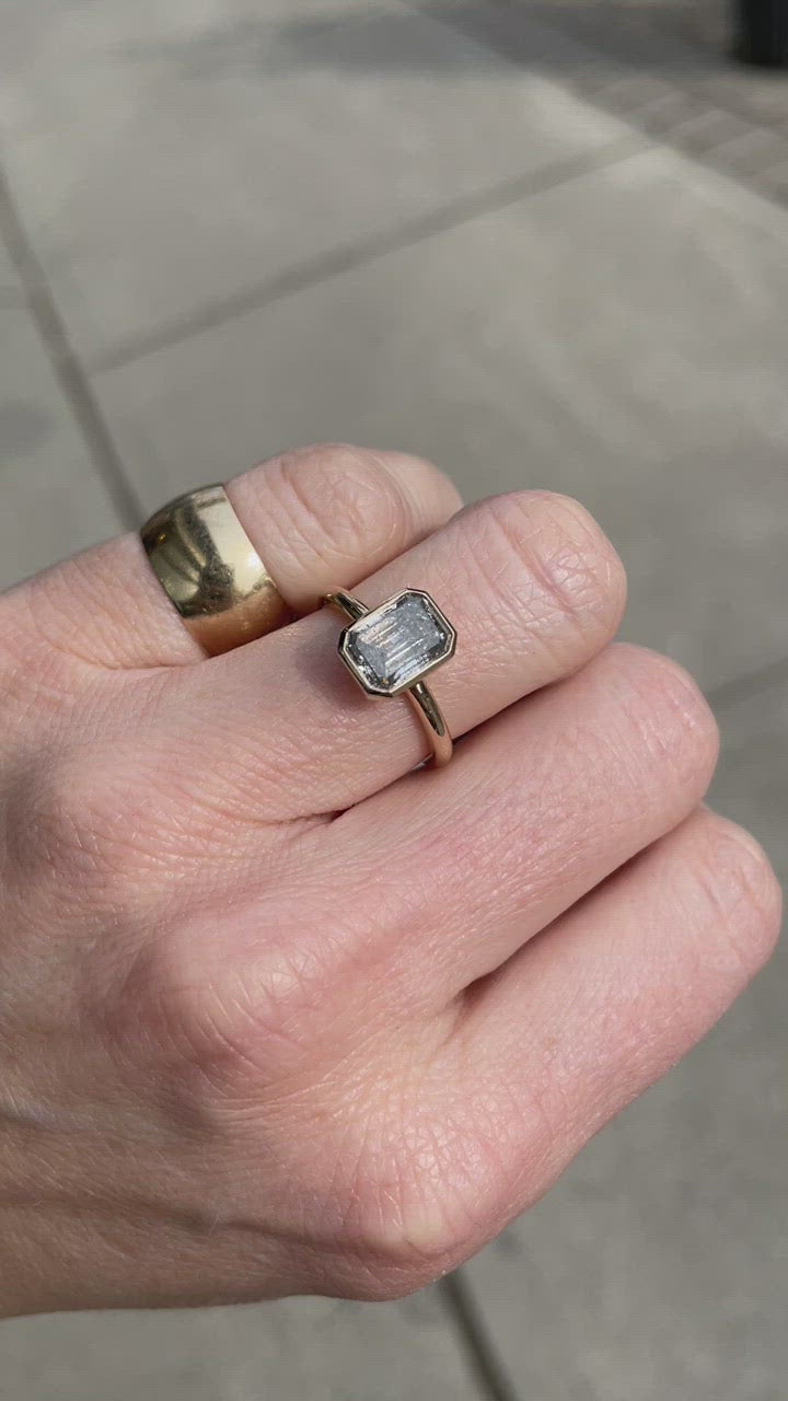 Salt & Pepper Diamond Jubilee Ring