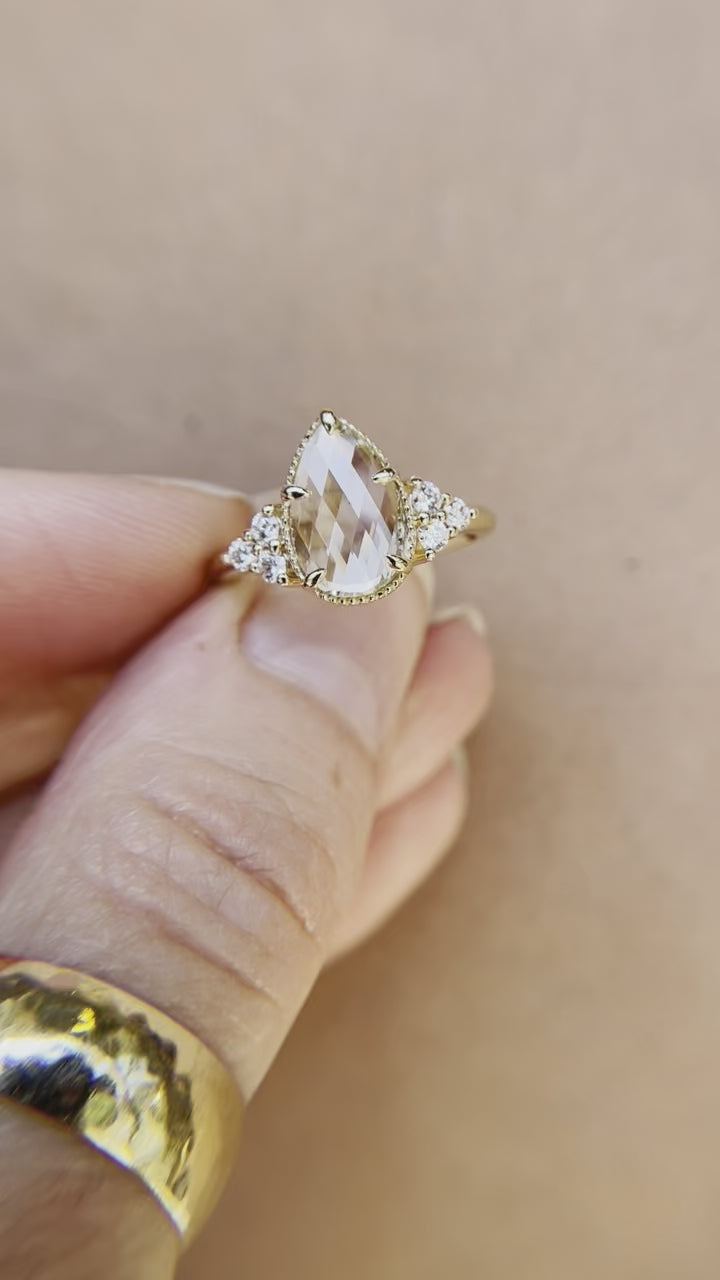 Pear Diamond Leighton Ring