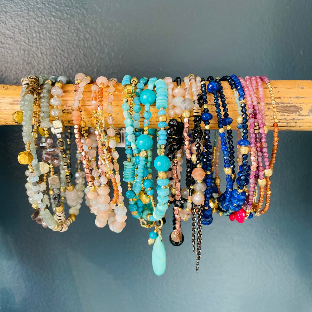 Beaded Wrap - Dusk