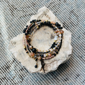 Beaded Wrap - Dusk