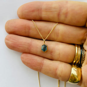 
            
                Load image into Gallery viewer, Blue Diamond Star Necklace
            
        
